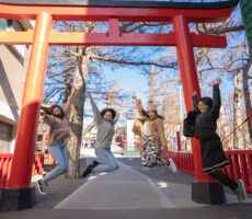 Walk the Fuji shrine　